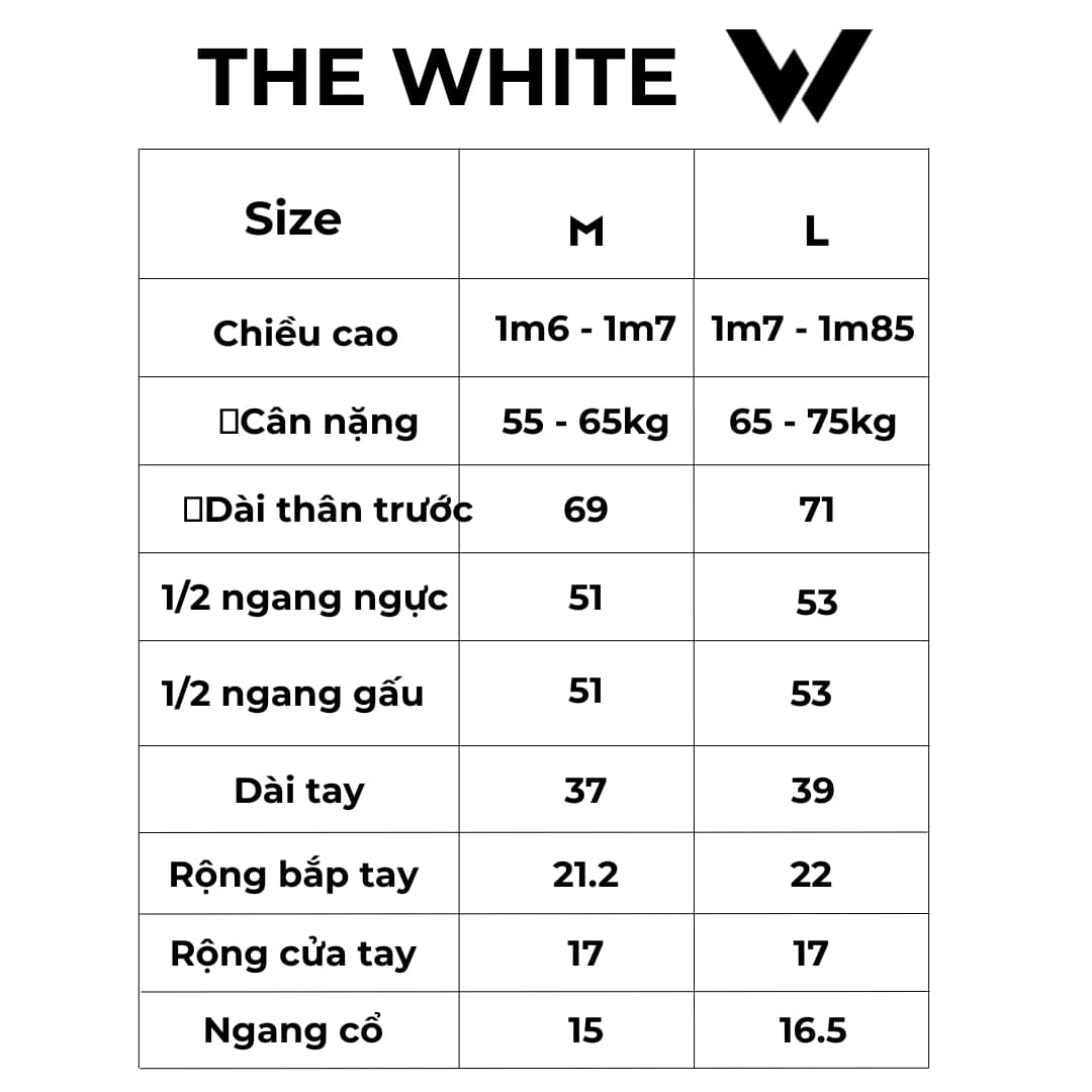 Áo dài tay nam training The White Series 03