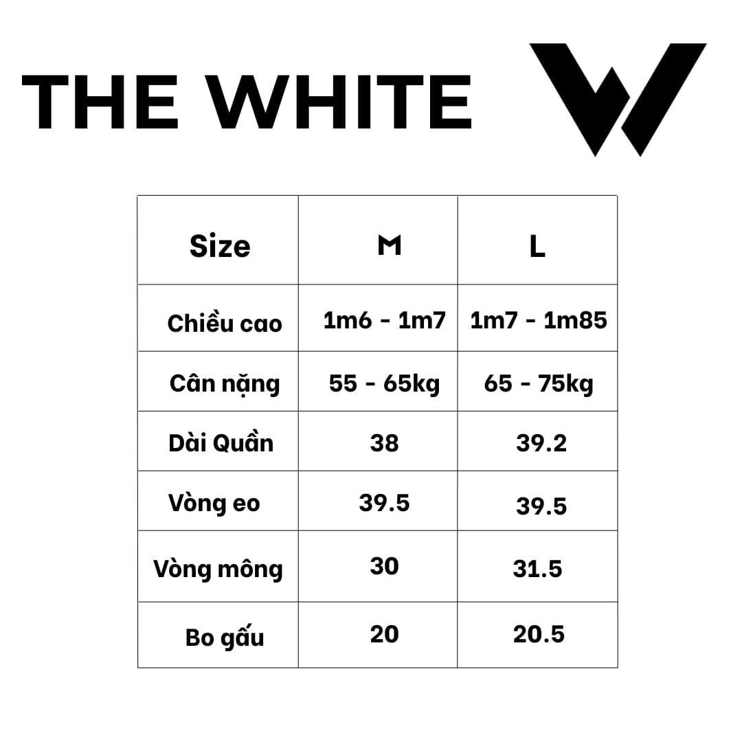 Quần Short nam training 2 lớp The White Series 01