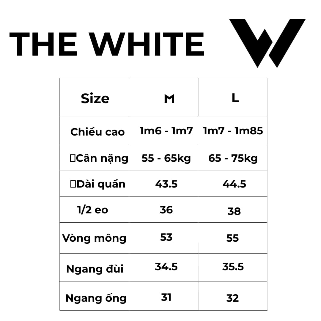 Quần Short nam running túi sau The White Series 03